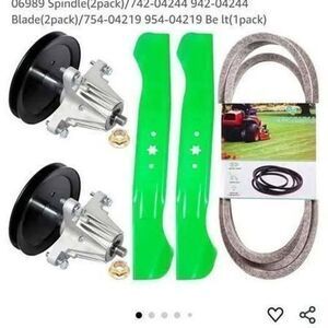 MTD 46" Deck Kit Spindles Blades Belt for Craftsman Troy-Bilt T1500–T2700